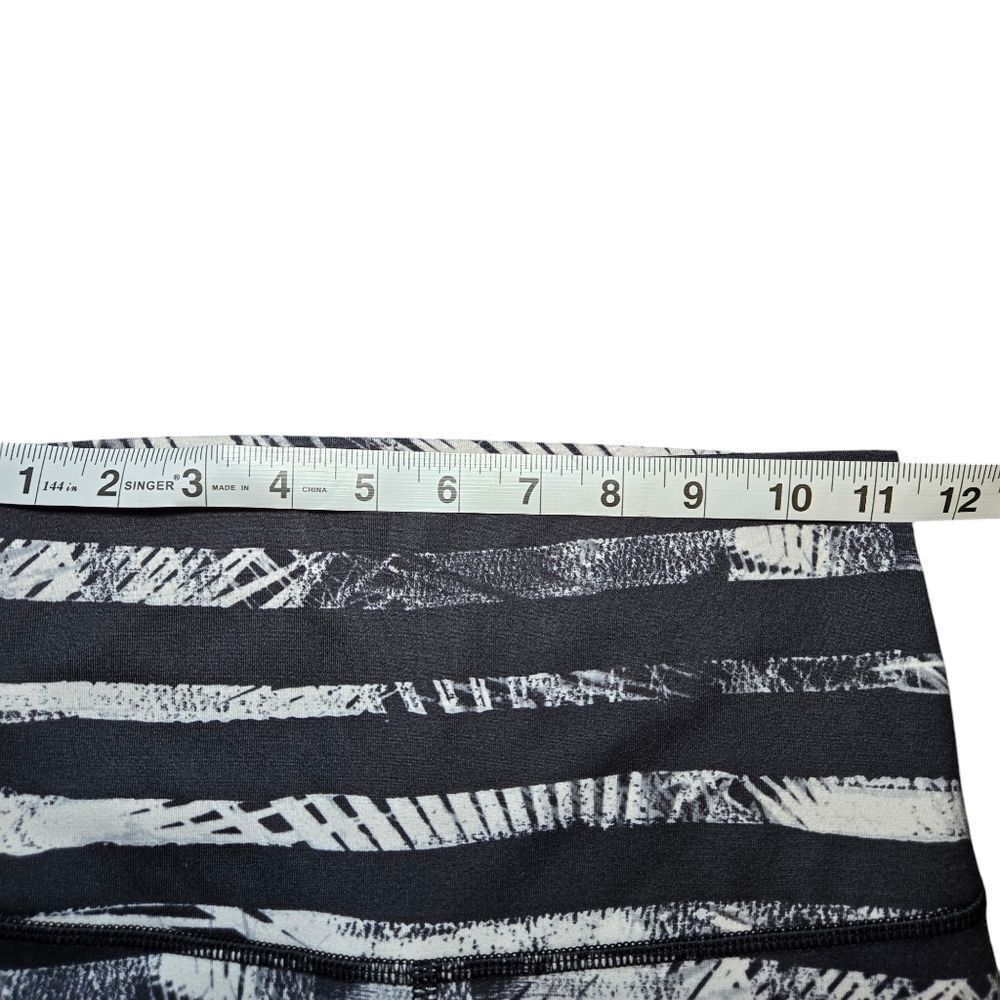 Lululemon Wunder Under Pant - Shady Palms Black White - Picture 8 of 9